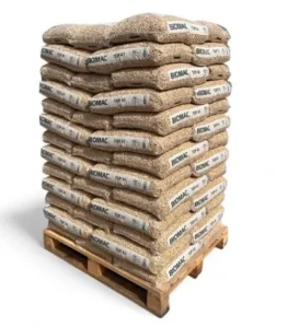 BIOMAC ENplus A1 Premium Holzpellets – Palette mit 65 Säcken (je 15 kg)