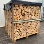 Ofengetrocknetes Buchenholz in Einwegkiste – 33 cm